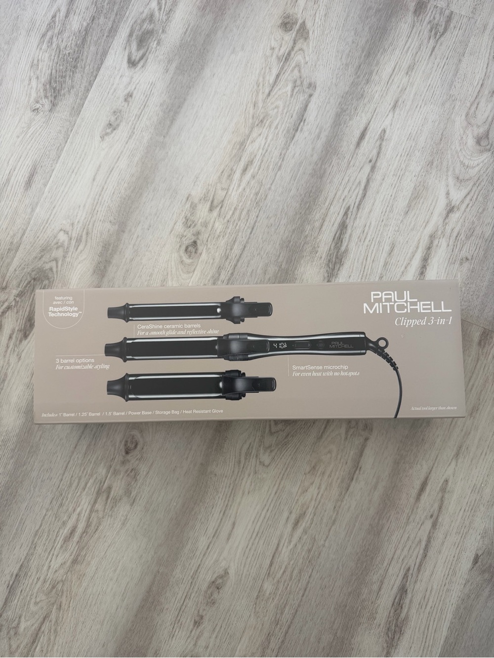 Paul Mitchell Clipped 3-in-1 Interchangeable Curling Iron Set